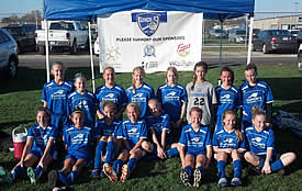 Gunners FC Soccer Team Sponsored by Elite ISG
